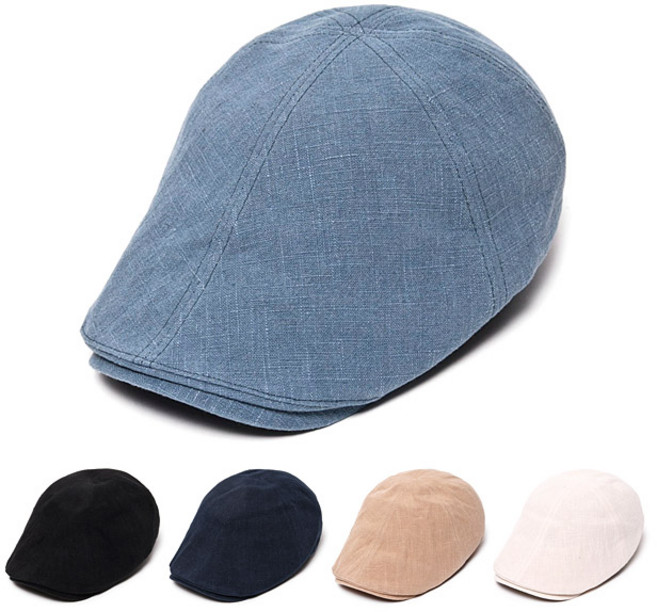 베리라이트 린넨 헌팅캡