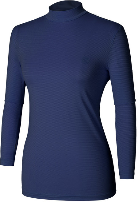 [투엘라] 여성 냉감 반폴라 긴팔 티셔츠_핑거홀 에어스노우