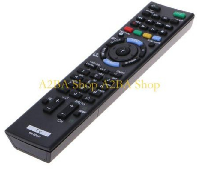 Bravia RM-ED047 KDL-40HX750 KDL-46HX850 호환 음성 검색에 적합한 A2BA 원격 제어 컨트롤러, 1)Black