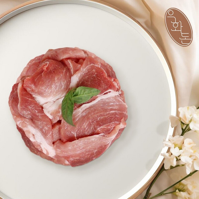 [우화돈][냉장]프리미엄 보성녹돈 후지 뒷다리살 찌개용 500g, 1세트