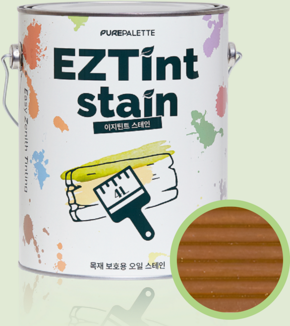 이지틴트 오일스테인 오일스텐 방부목페인트 4리터, 1개, 넛브라운, 4L