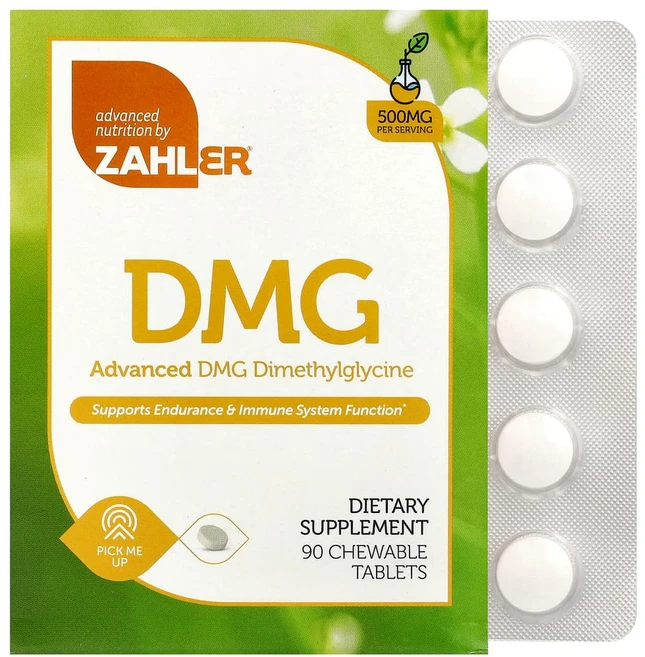 잘러 어드밴스드 DMG 다이메틸글라이신 500mg 츄어블 90정, 1개 - 쿠팡