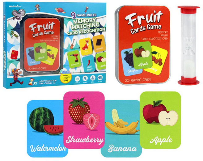 과일 메모리게임 기억력게임 매칭게임 학습게임 보드게임 보드게임추천 가족보드게임 B781, 1개, 단품