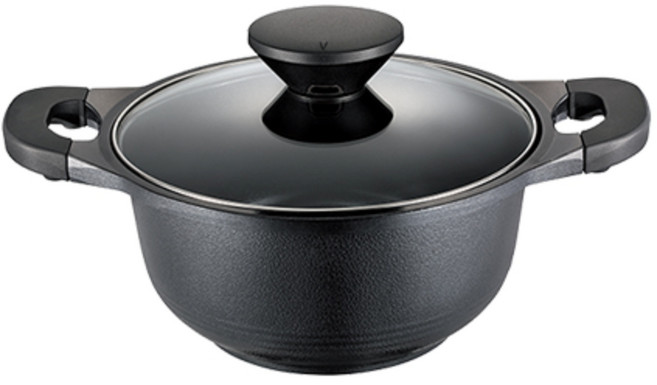 PN풍년 펄블랙 주물 IH 냄비 양수 22cm PPBC-22C(IH), 1개