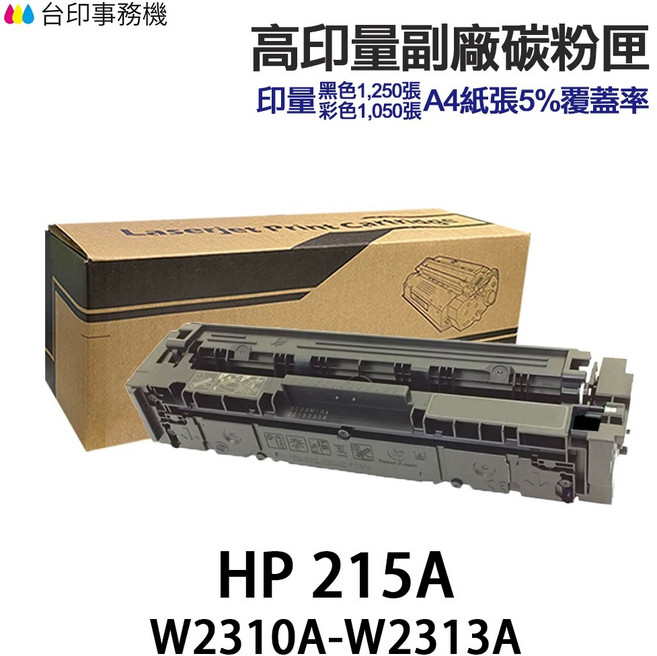 HP 215A W2310A W2311A W2312A W2313A 高印量副廠碳粉匣, W2311A藍(含晶片), 1個
