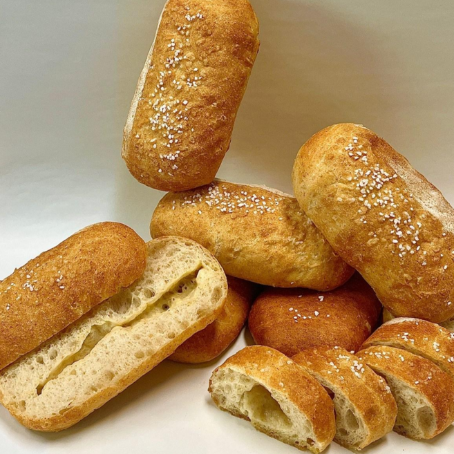 소금 치아바타, 3개, 120g