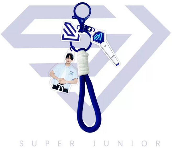 SUPER JUNIOR 亞克力鑰匙扣掛件, 1個, 5版