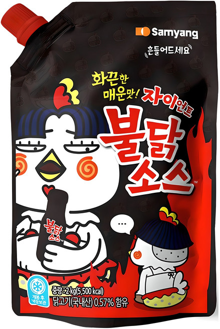 불닭 소스 자이언트, 2kg, 1개