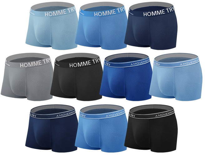 TRY 남성 스포츠 쿨 메쉬 드로즈 10종세트