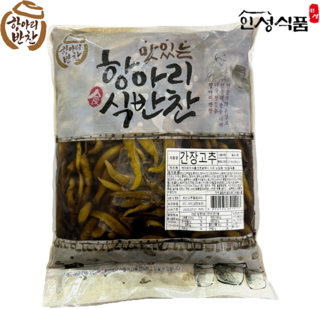 항아리반찬 간장고추, 4kg, 1개