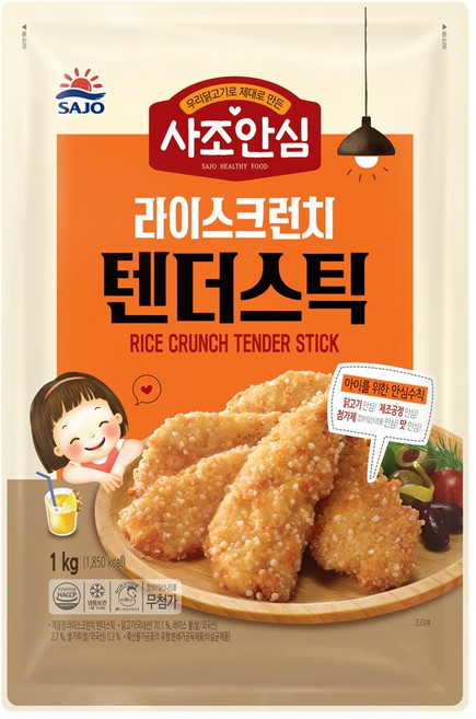대림 사조안심 라이스크런치 텐더스틱 1kg, 1개