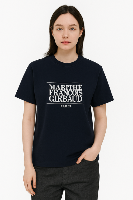 [국내매장판] 마리떼프랑소와저버 남녀공용 클래식 반팔티 25SS 로고 티셔츠 버라이어티팩