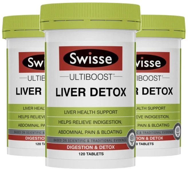 스위스 울티 부스트 리버 디톡스 태블릿, 120정, 3개 - 쿠팡