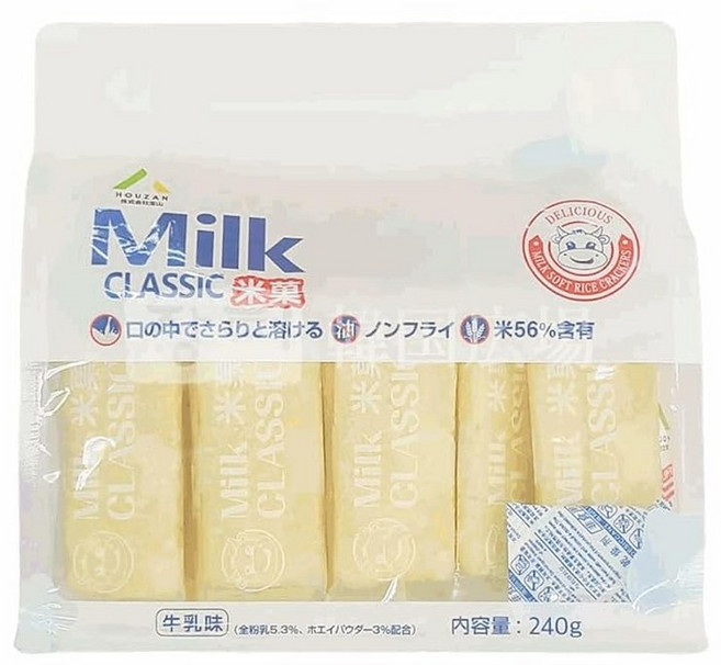 한국의맛 Milk Classic 밀크클래식 쌀과자 밀크맛 240g 1개, 1g