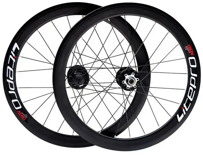 Litepro S42 휠 16/20 인치 휠셋 디스크 V 브레이크 알루미늄 합금 더블 레이어 림 초경량 406/451/349 자, 03 20inch-451, 01 100-135mm, 03 black