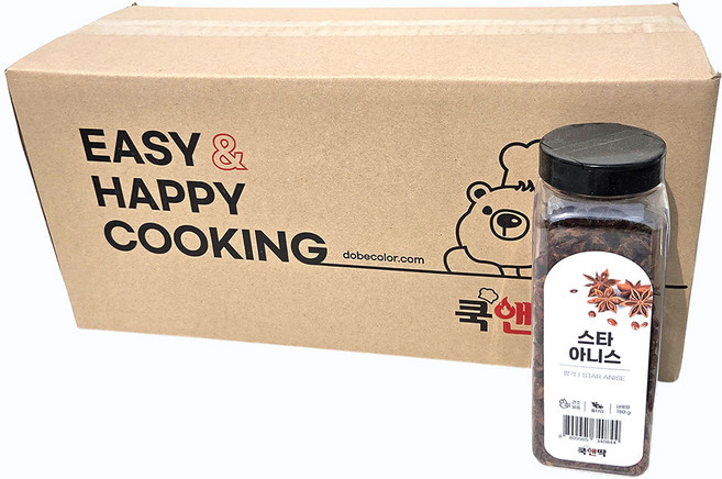새마원 쿡앤딱 스타아니스 팔각향 홀 180g 오향 동파육 뱅쑈 족발 팔각회향 마라탕, 12개