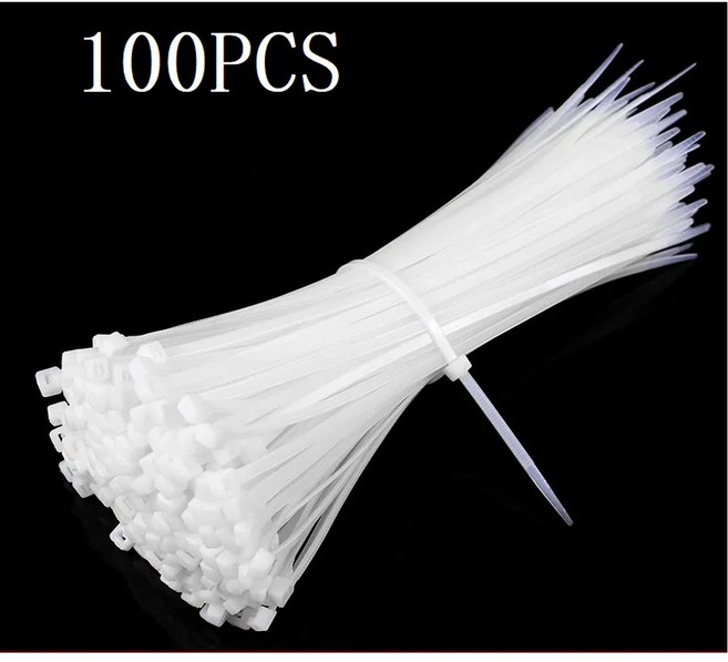 00PCS 자동 플라스틱 나일론 랩 50/200 링 고정 3X80/ 지퍼 루프 00/ 스트랩 20/ 케이블 세트 흰색 4X300 나일론, Tie 3x80mm 00Pcs
