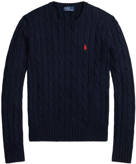 폴로랄프로렌 케이블 니트 크루 넥 스웨터
