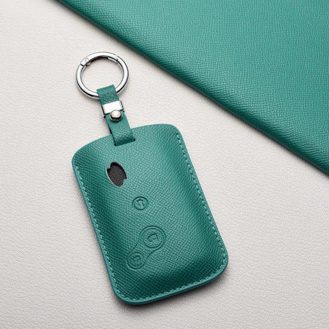 로노삼성 3버튼 스마트키 케이스 (SM7 뉴아트 / SM5 임프레션 09년식까지), 르노 G 타입(3버튼), 그린