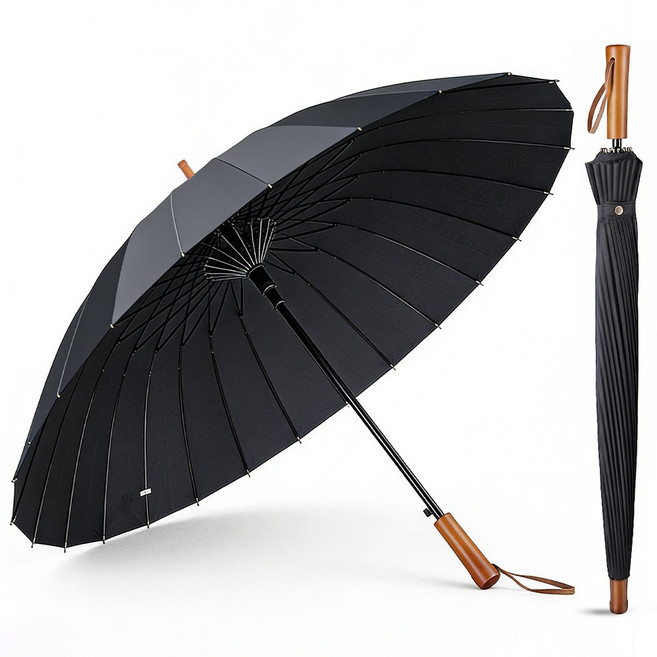 장우산 24살대 대형 자외선차단 장우산 프리미엄 자동 골프우산 여행 등산