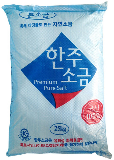 농협 한주 본소금, 25kg, 1개