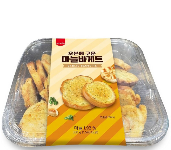 삼립 오븐에 구운 마늘바게트, 300g, 2개