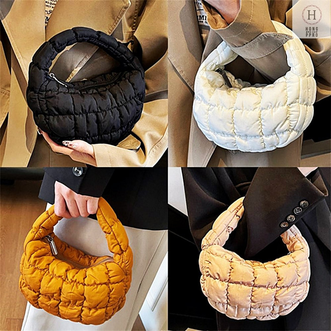 구름빵가방 퀼팅 숄더백 미니 패딩백 가벼운 데일리백 데이트룩 복조리백