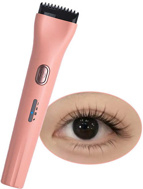 히팅 뷰러 속눈썹 고데기 무선 휴대용 2단계 온도조절 type-c 충전식 히팅뷰러, 핑크색, 속눈썹고데기