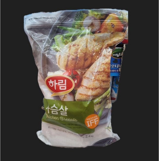 트레이더스 하림 냉동 닭가슴살 2.4KG 건강한 아이스박스+아이스팩무료, 1개