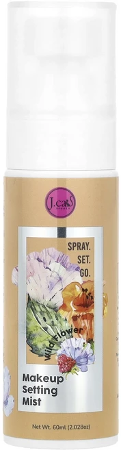 J.Cat Beauty 스프레이 세트 고 메이크업 세팅 미스트 매트한 피니시 야생화 60ml(2.028oz), JCatBeauty스프레이세트고메이크업세팅미스트매트한피, 1개, 60ml - 쿠팡