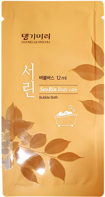 댕기머리 일회용 버블바스 12ml, 60개