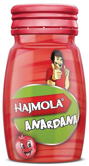 Dabur 다부르 하지몰라 아나르다나 맛 정제 | 씹어 먹는 정제 | 120정, 1개, 1ml
