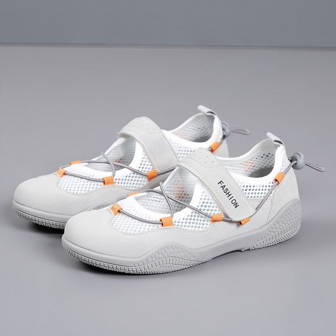 POMTOR 여성 여름 신발 망사스니커즈 우븐슈즈 메리제인운동화