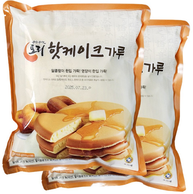 토리식품 핫케이크 가루, 2개, 600g