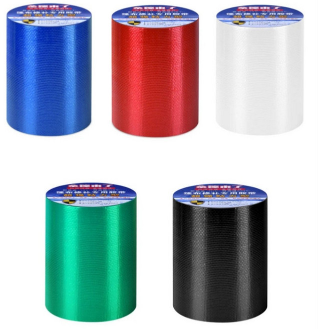 대형 강력 천막테이프 방수 천막 텐트 보수 테이프 15cm, 블랙-15cm