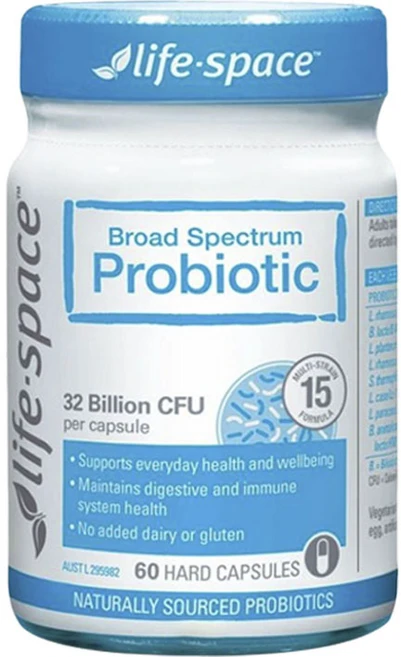 라이프스페이스 보드 스펙트럼 프로바이오틱스 320억 CFU 하드 캡슐, 60정, 1개 - 쿠팡