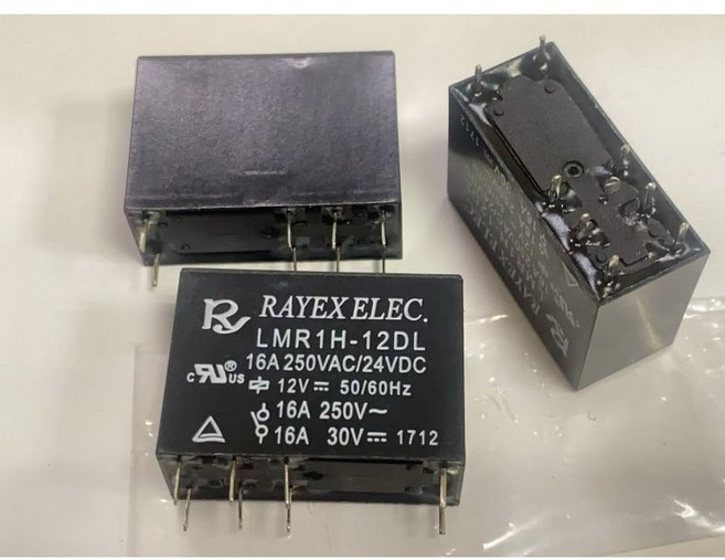 RAYEXELEC LMR1H-12DL 繼電器, 1個