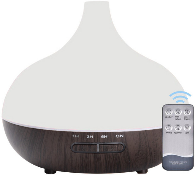 香薰機 家用 夜燈 加濕器 洋蔥木紋 香薰機 精油香薰機 自動噴香擴香機, 24V-美規/中規, 組合B款+遙控