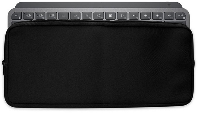 로지텍 MX KEYS Mini 키보드 케이스 커버 파우치, 블랙 파우치(키보드없음), MX KEYS Mini 호환, 블랙