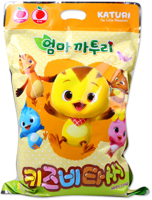 까투리 엄마 까투리 키즈비타씨 1000정 대용량 개별포장 어린이, 3개