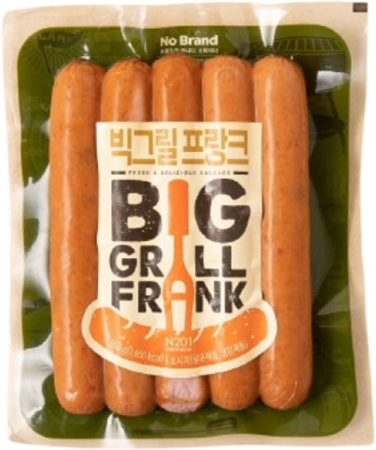 노브랜드 빅그릴프랑크 550g 아이스박스+아이스팩, 1개