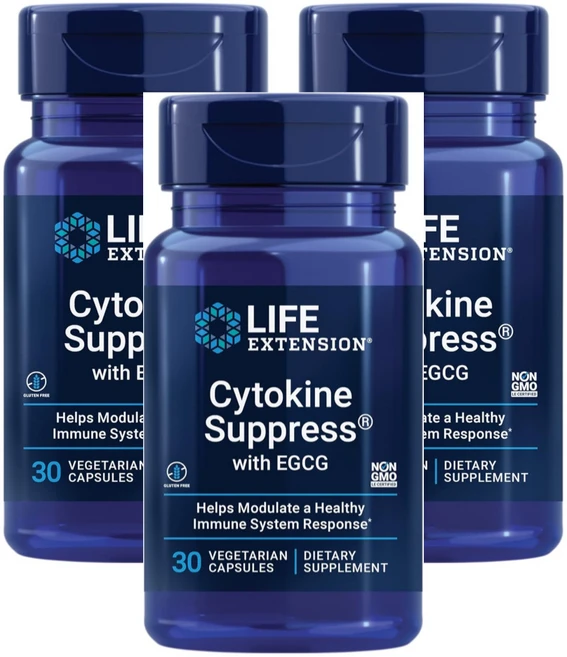 EGCG 함유 Cytokine Suppress 라이프익스텐션 베지 캡슐, 3개, 30정 - 쿠팡