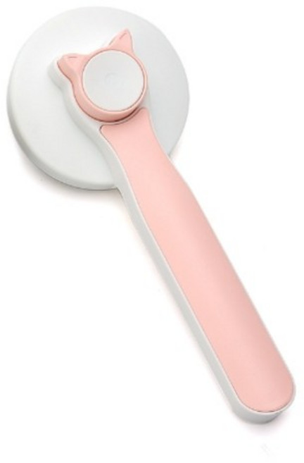 코모코모 반려동물 뽀송 원터치 브러쉬, 핑크, 1개