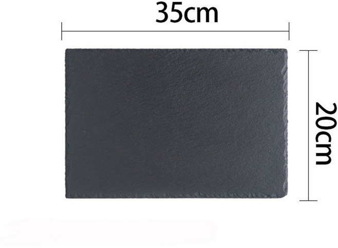 디저트 스톤 접시 레스토랑 돌접시 내추럴 오마카세, 5호 돌접시35cm 20cm