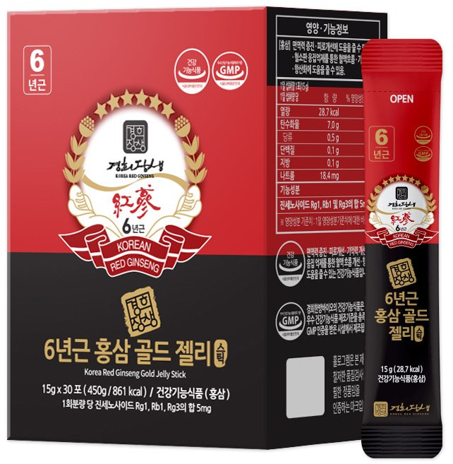 경희대학교 6년근 홍삼 젤리스틱, 450g, 1개