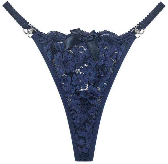 여성용 Bowknot g-String 낮은 허리 섹시한 꽃 레이스 끈 팬티를 통해 볼 나이트 클럽 팬티 T 백 속옷