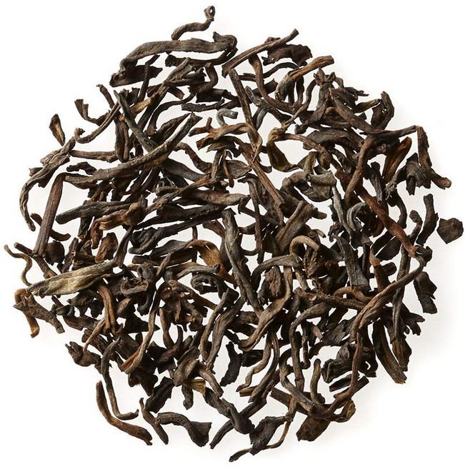 골든 문 티 유기농 보이차 숙성 블랙 티 - 루즈 리프 비 GMO - 1 파운드 (192회 제공) Golden Moon Pu-erh Tea, 1파운드(1팩), 1개