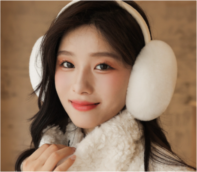 여울스퀘어 여성용 고급 겨울 보송보송 귀마개