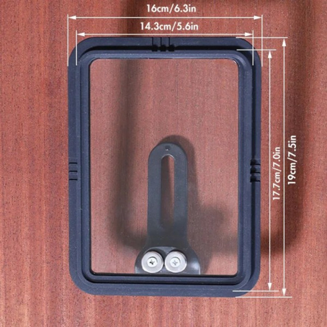 호환 타마고야키 팬/일본식 오믈렛 팬/프라이팬용 뚜껑 사각형 교체 - 실리콘 테두리 강화 유리