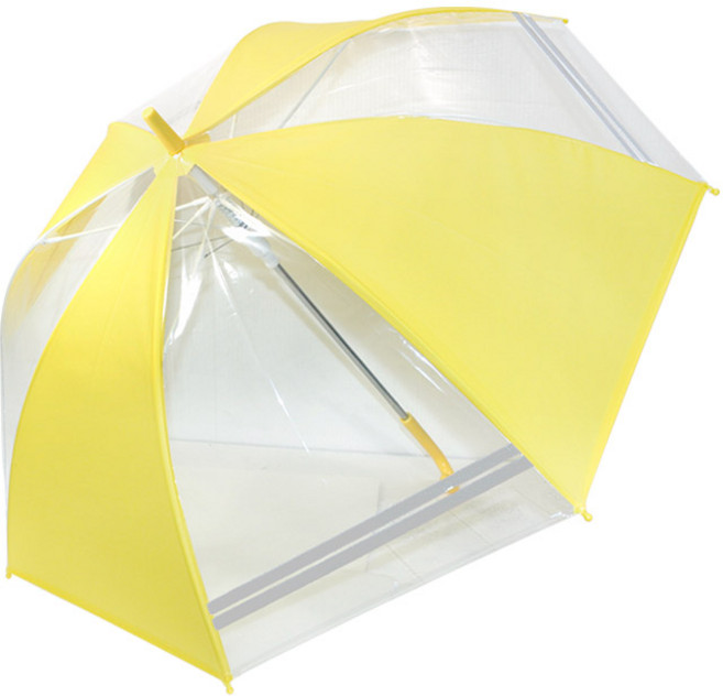 썬더 아동용 안전 반사 투명우산